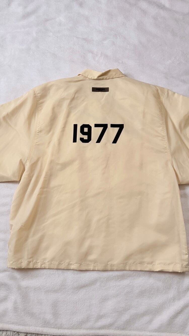 Fear of God Essentials FW22 1977 Jacket Egg Shell Men Size L